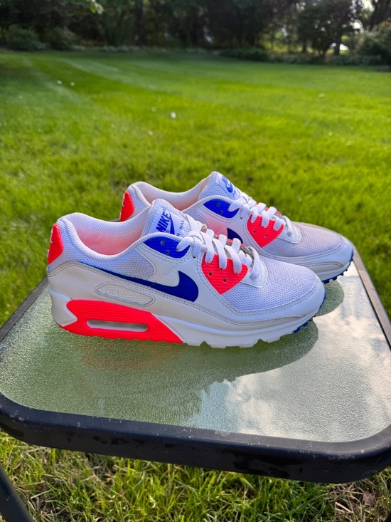Nike Air Max Shoes - Nike Air Max 90 Ultramarine Flash Crimson Racer Blue Womens 10